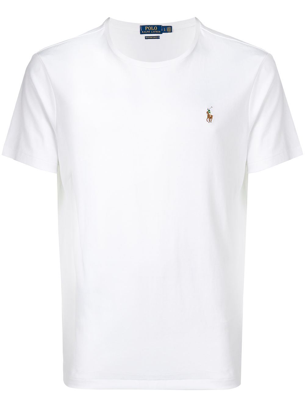 Polo Ralph Lauren logo刺绣T恤 - 白色