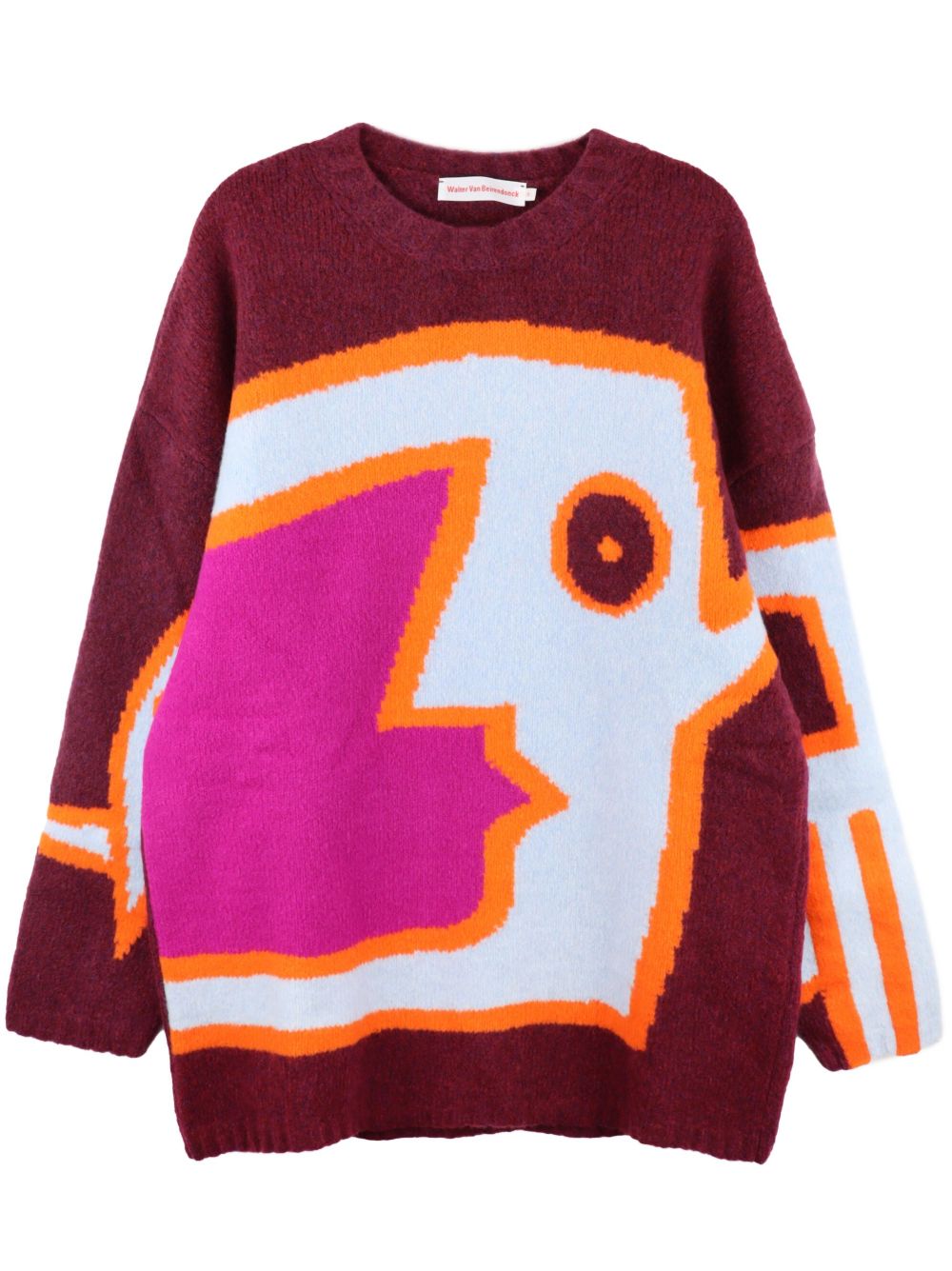 Walter Van Beirendonck Moon 毛衣 - 红色