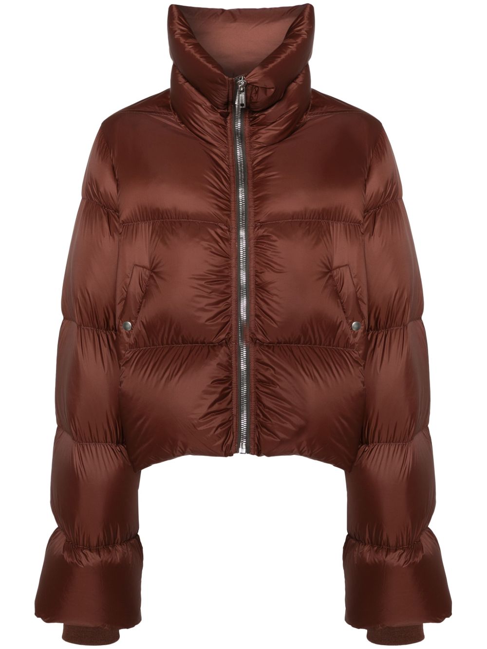 Rick Owens Turtle 填充夹克 - 褐色