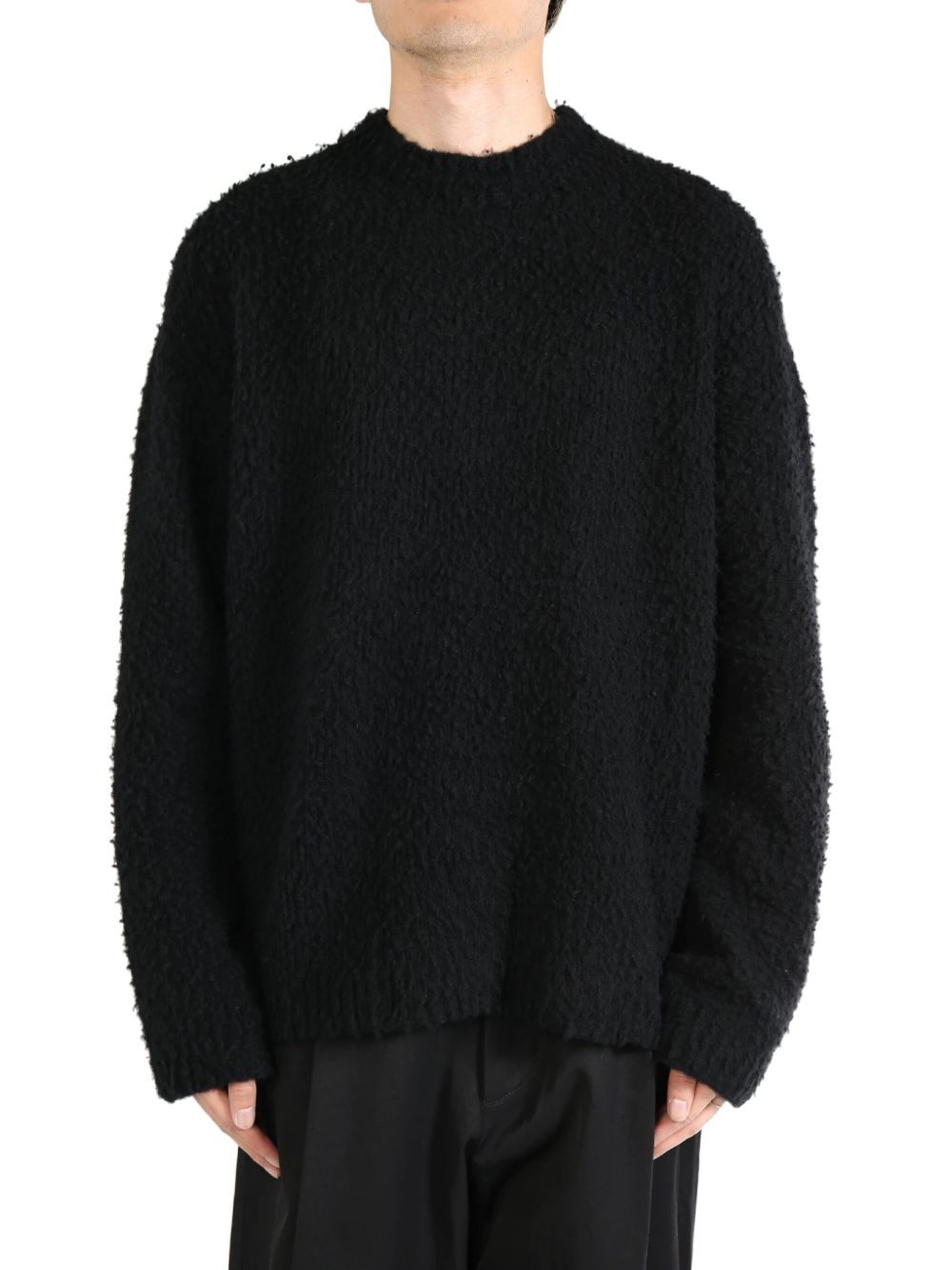 Uma Wang brushed-finish sweater - 黑色