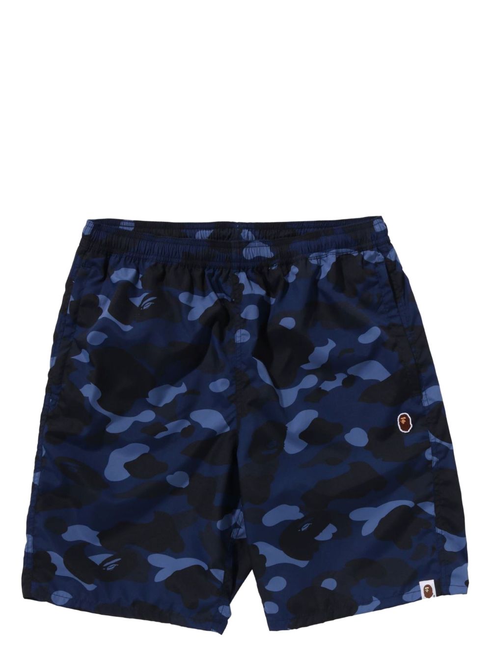 A BATHING APE® 迷彩图案泳裤 - 蓝色