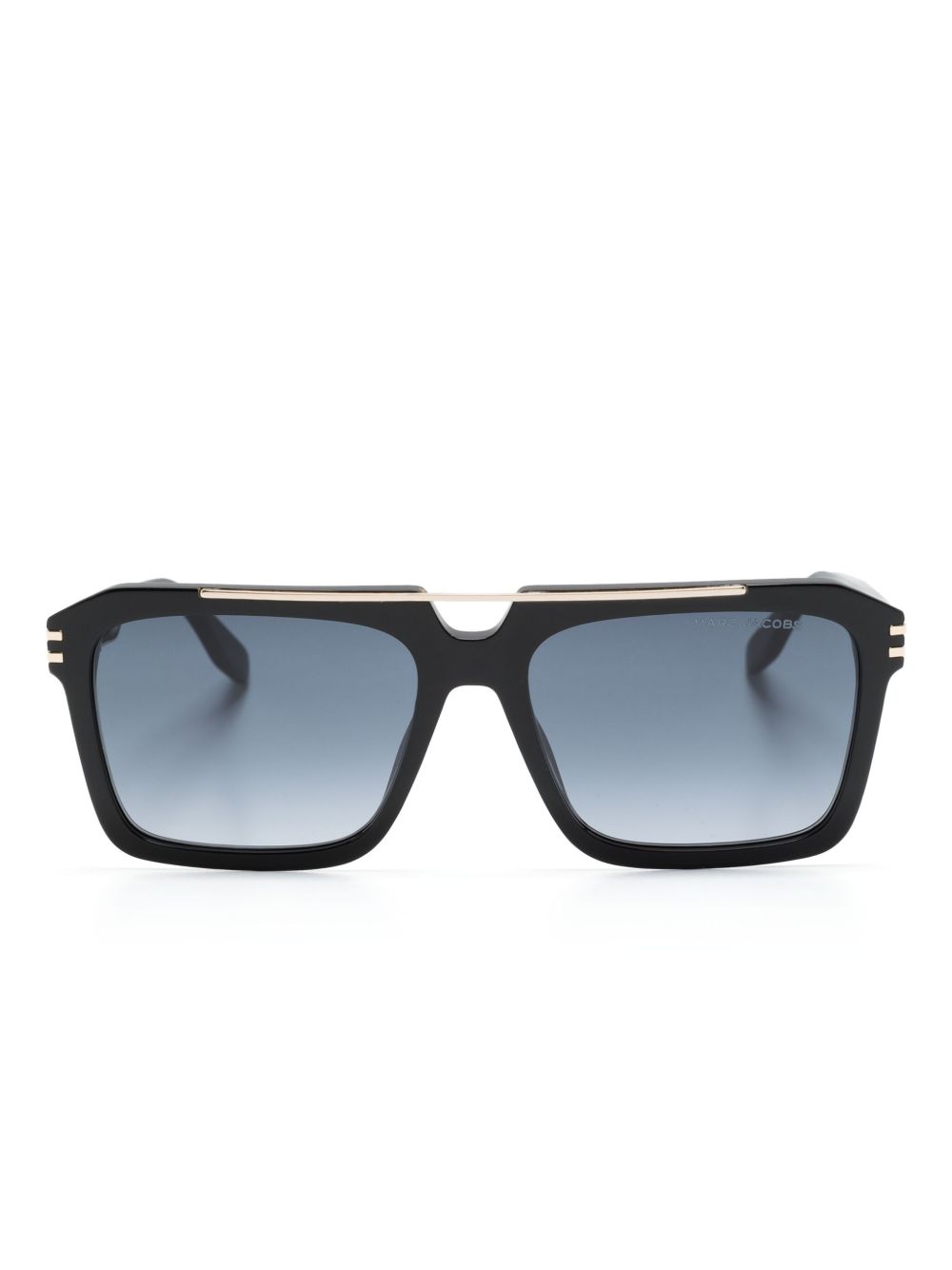 Marc Jacobs Eyewear Wayfarer 镜框太阳眼镜 - 黑色
