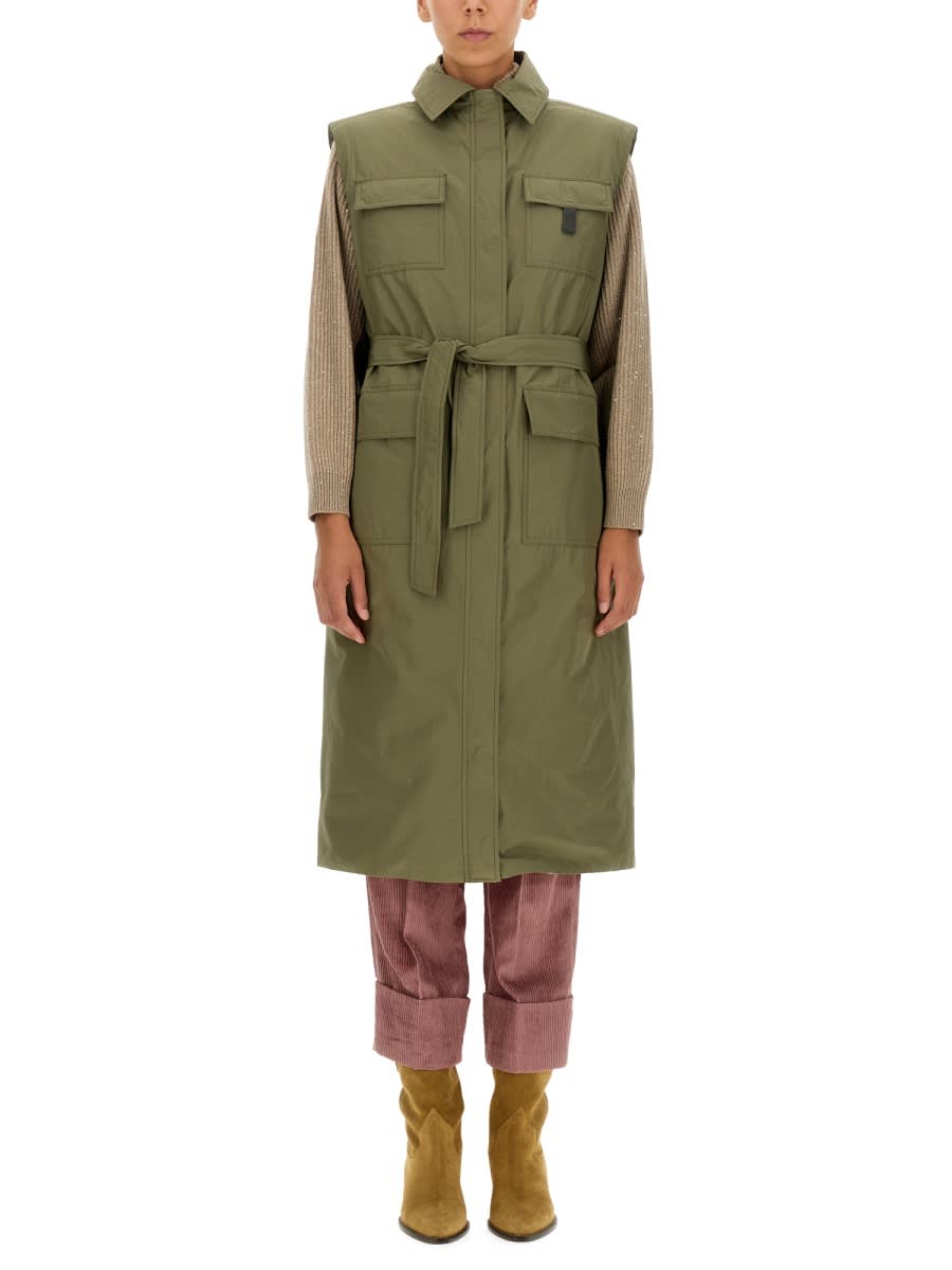 Brunello Cucinelli 塔夫绸风衣