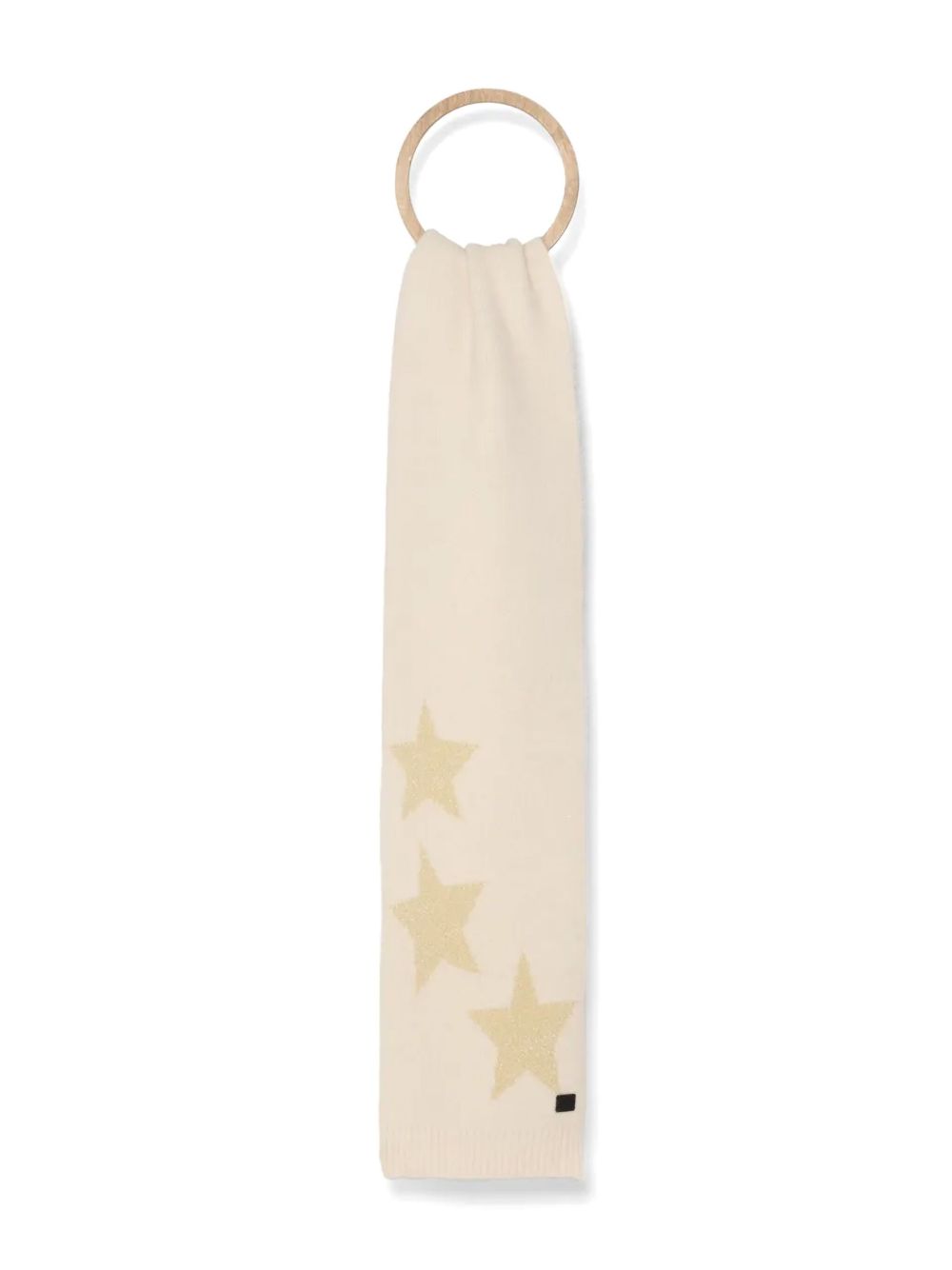 AllSaints star-intarsia scarf - 中性色