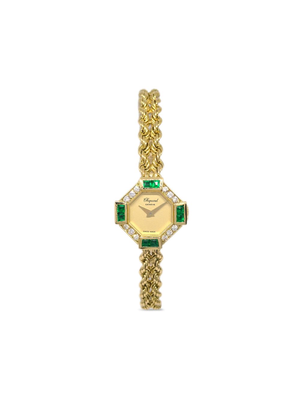 Chopard Pre-Owned 手动上链 18毫米腕表（1980-1990年代典藏款） - 金色