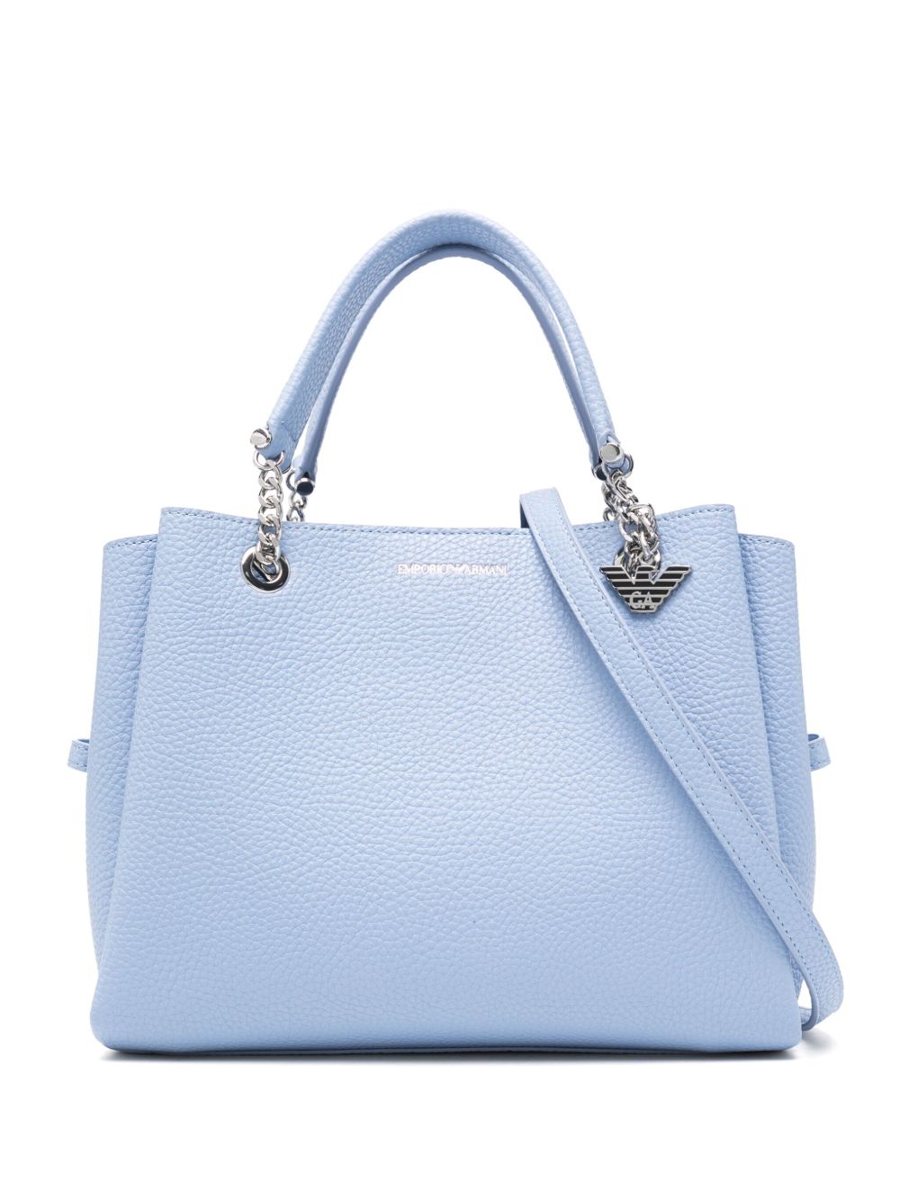 Emporio Armani Palmellato 手提包 - 蓝色