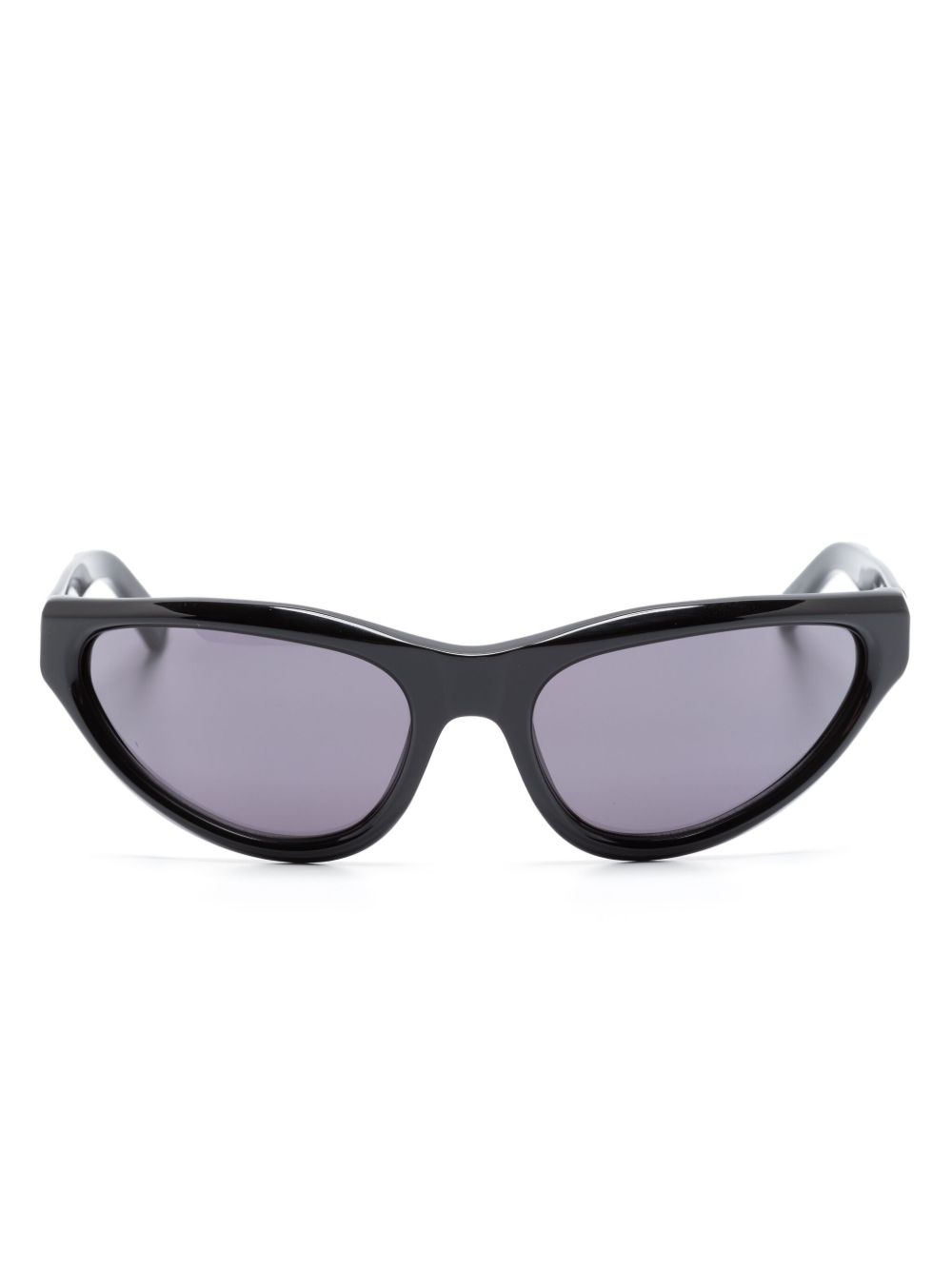 Marni Eyewear Mavericks 椭圆形镜框太阳眼镜 - 黑色