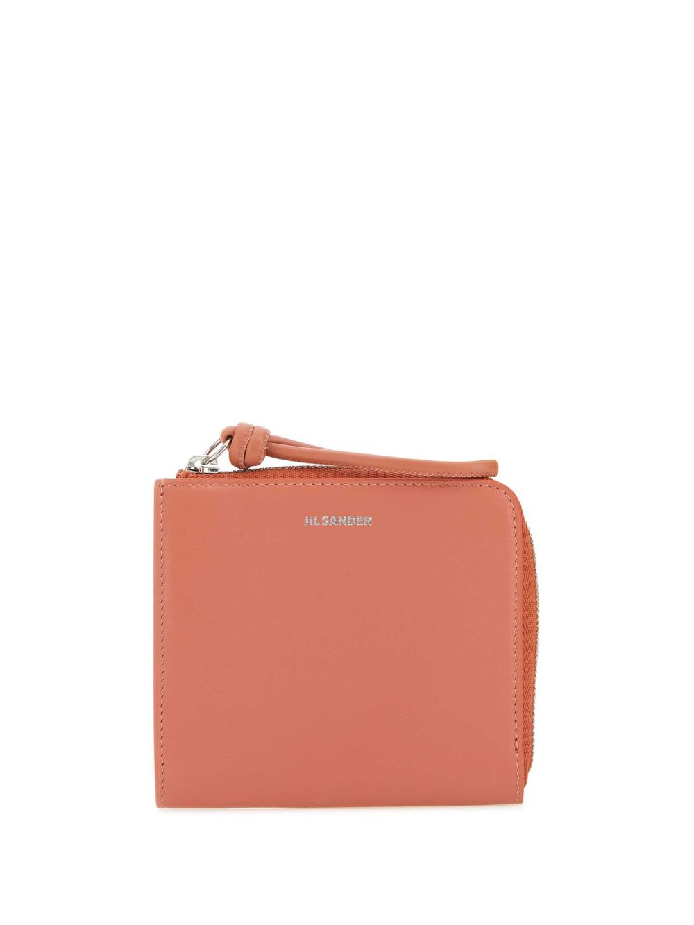 Jil Sander 皮质钱包 - 橘色