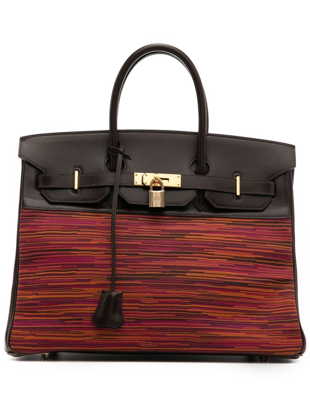 Hermès Pre-Owned Birkin 35 手提包（2004年典藏款） - 橘色