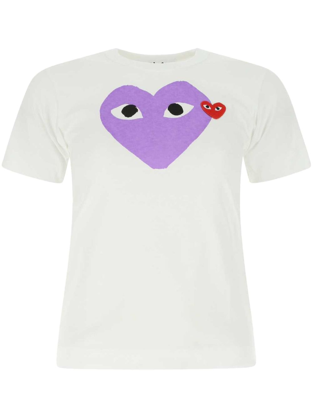 Comme Des Garçons Play 爱心印花T恤 - 白色