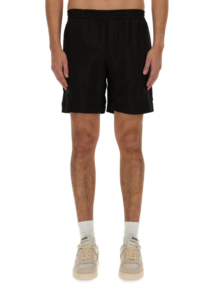 MSGM Short With Logo