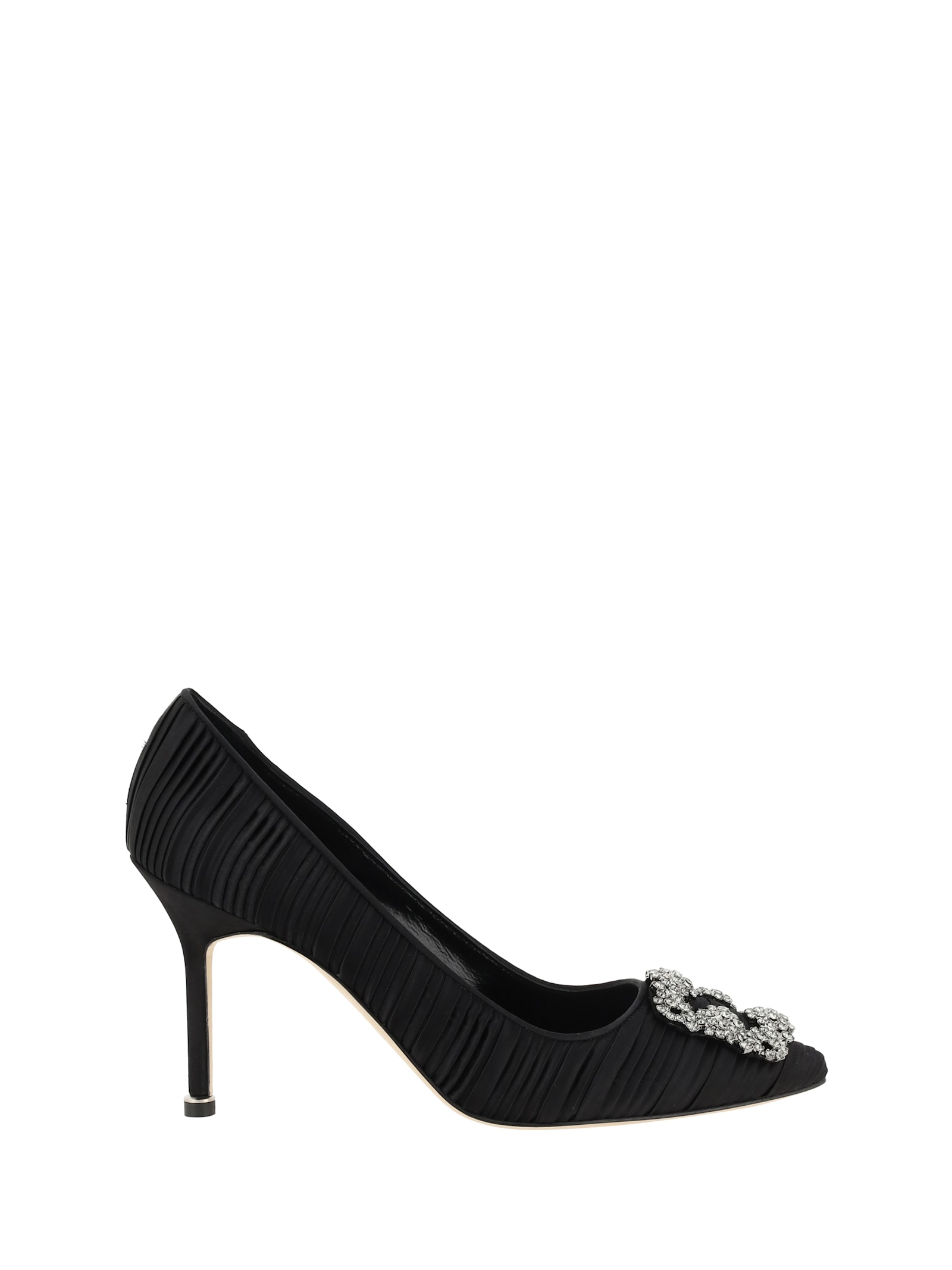 Manolo Blahnik 缎面Hangisi高跟鞋