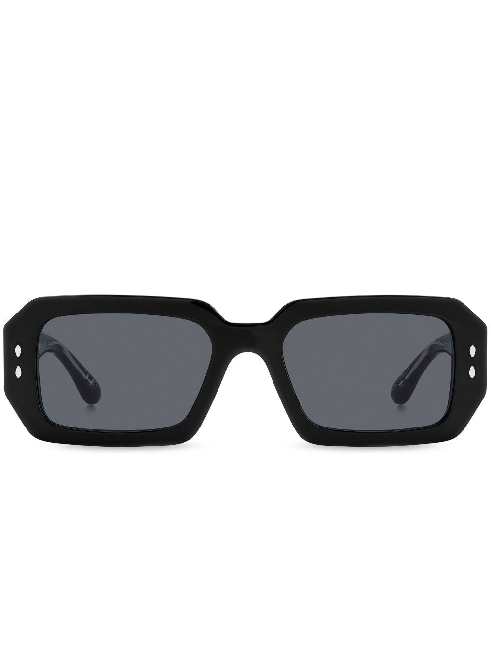 Isabel Marant Eyewear Lily 长方形框太阳眼镜 - 黑色