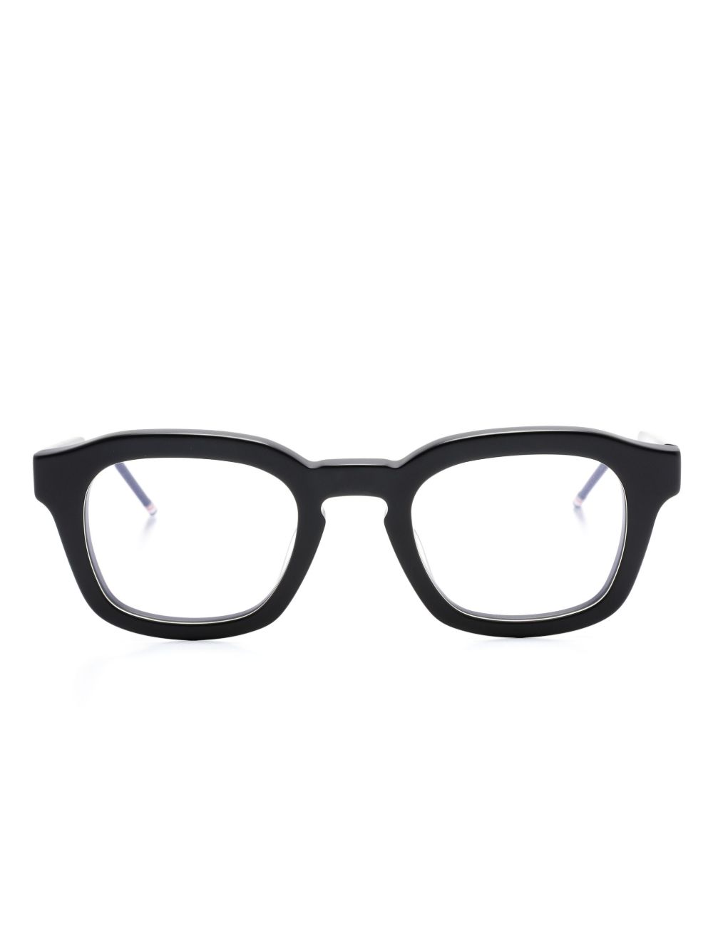 Thom Browne Eyewear Wayfarer 镜框眼镜 - 黑色