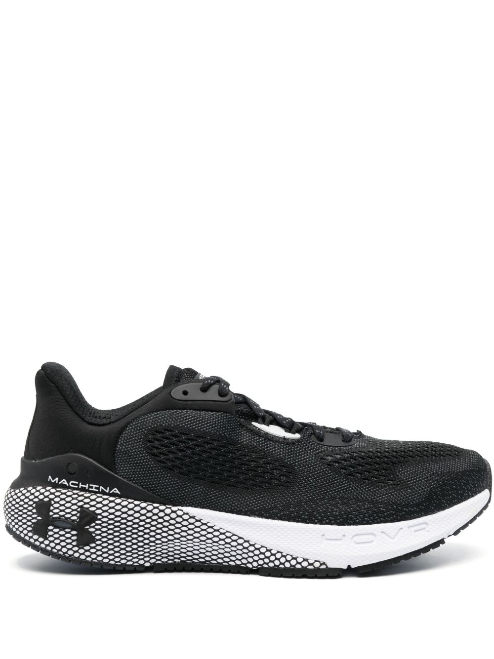 Under Armour 低帮厚底运动鞋 - 黑色