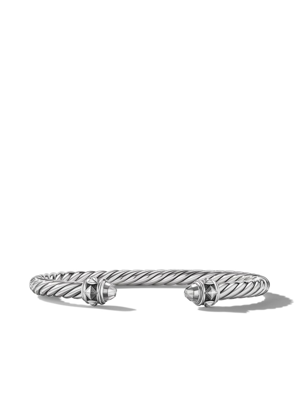 David Yurman 纯银 Cable 5毫米手链 - 银色
