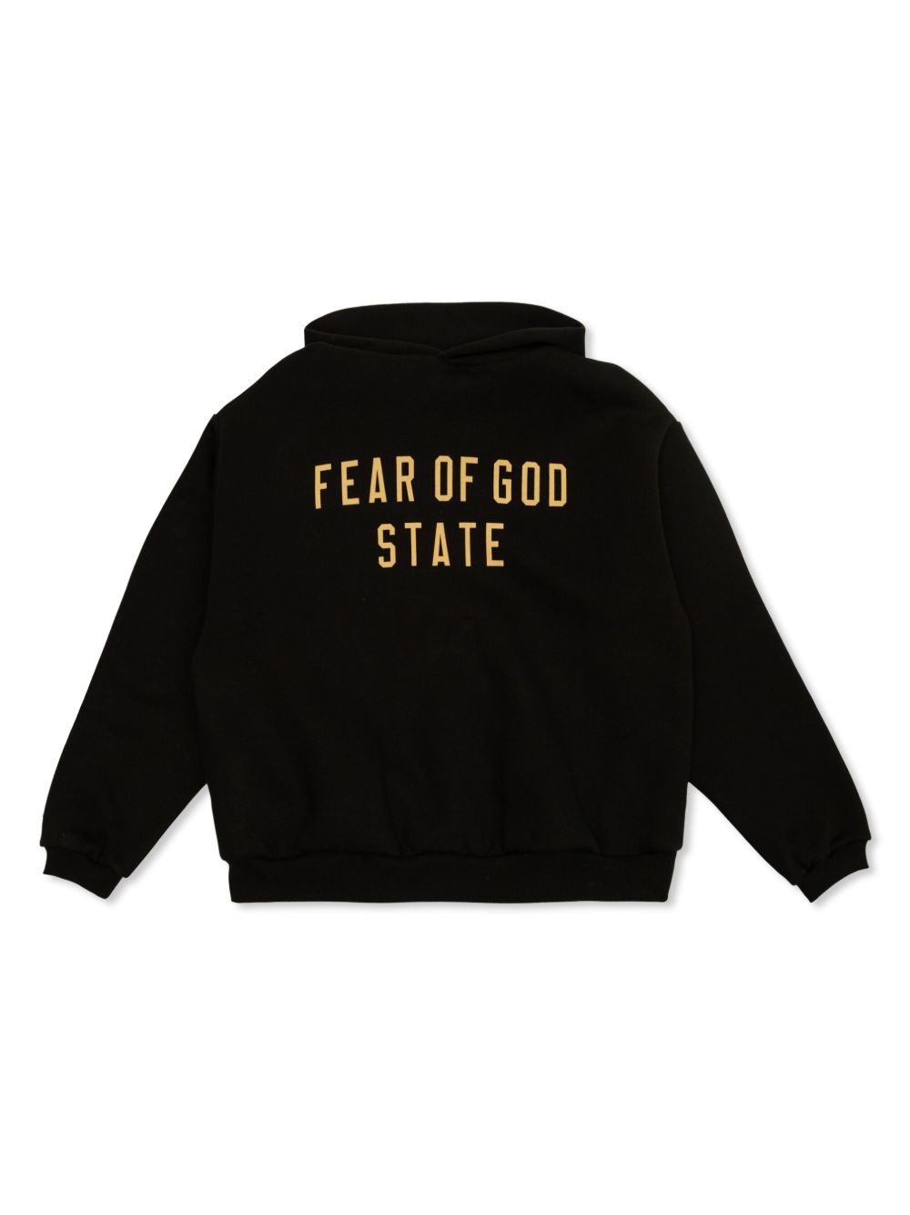 FEAR OF GOD ESSENTIALS KIDS 抓绒连帽衫 - 黑色