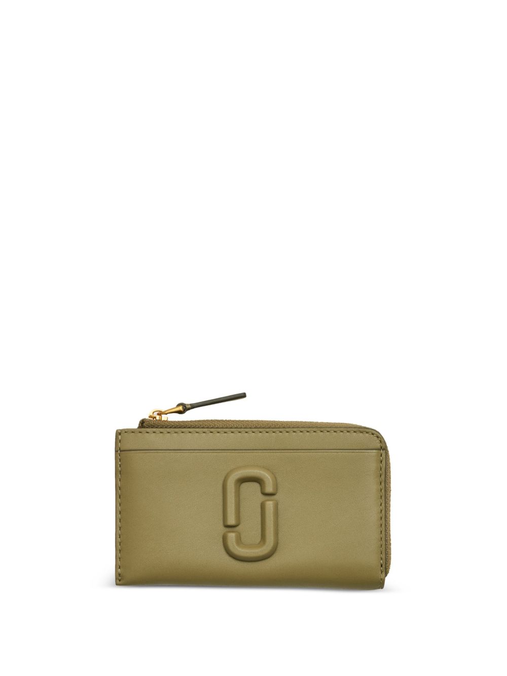 Marc Jacobs The Covered J Marc 顶置多拉链钱包 - 绿色