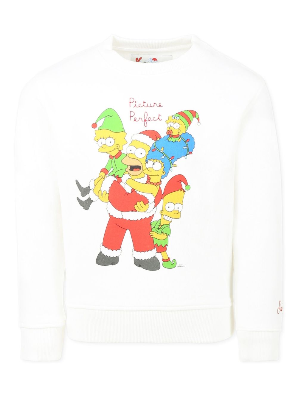 MC2 Saint Barth Kids x The Simpsons 印花卫衣 - 白色