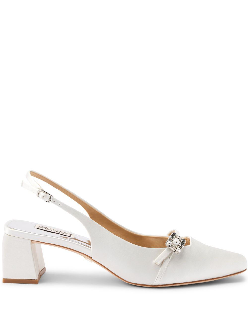 Badgley Mischka Buena 低跟鞋（5厘米） - 白色