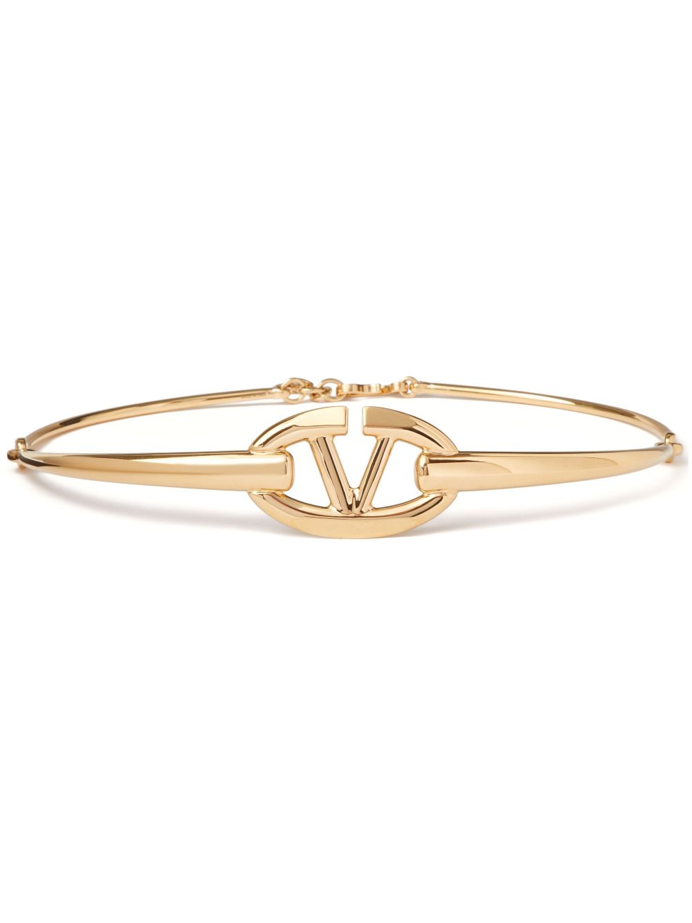 Valentino Garavani VLogo Signature 腰带 - 金色