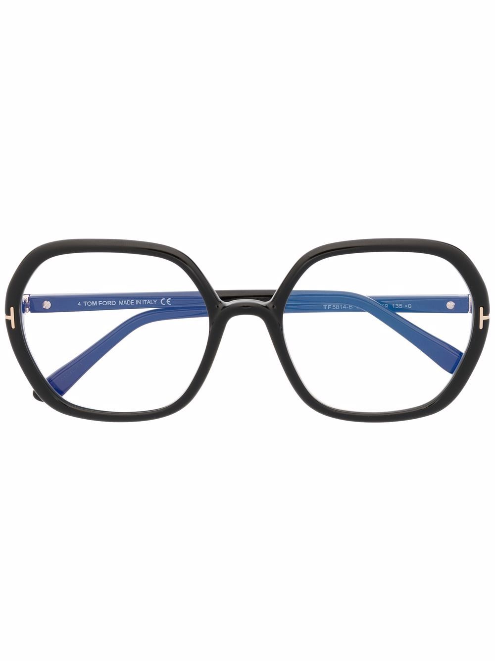 TOM FORD Eyewear 汤姆福特 超大圆框眼镜 - 黑色