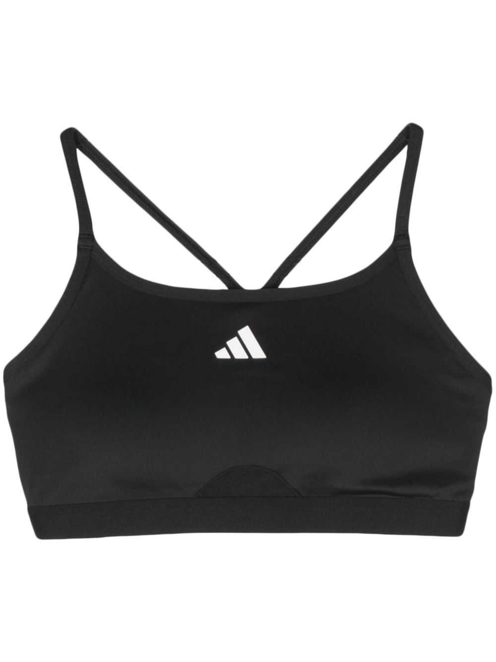 adidas Aeroreact logo印花坦克背心 - 黑色