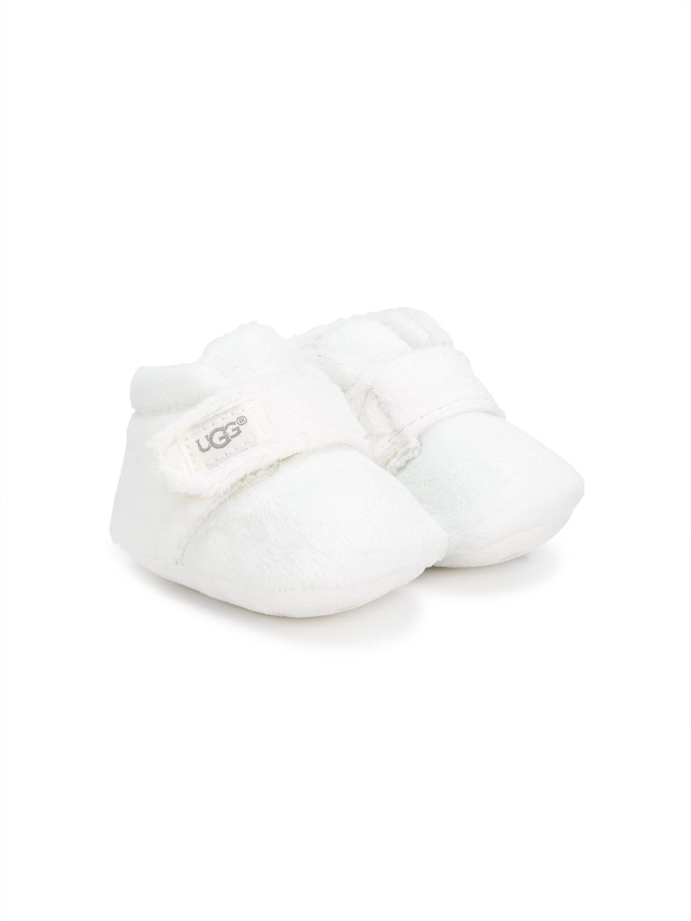UGG Kids 粘搭带学步鞋 - 白色