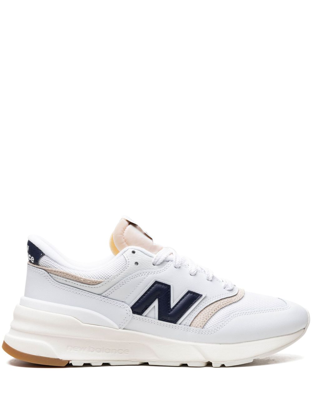 New Balance 997 White/Navy 运动鞋 - 白色