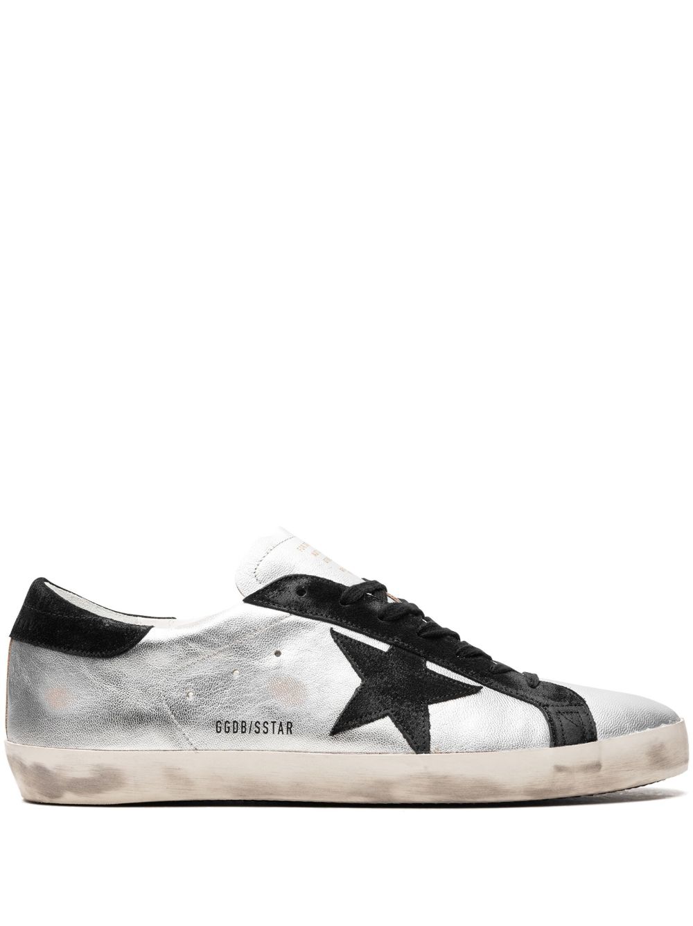 Golden Goose Superstar 仿旧板鞋 - 银色