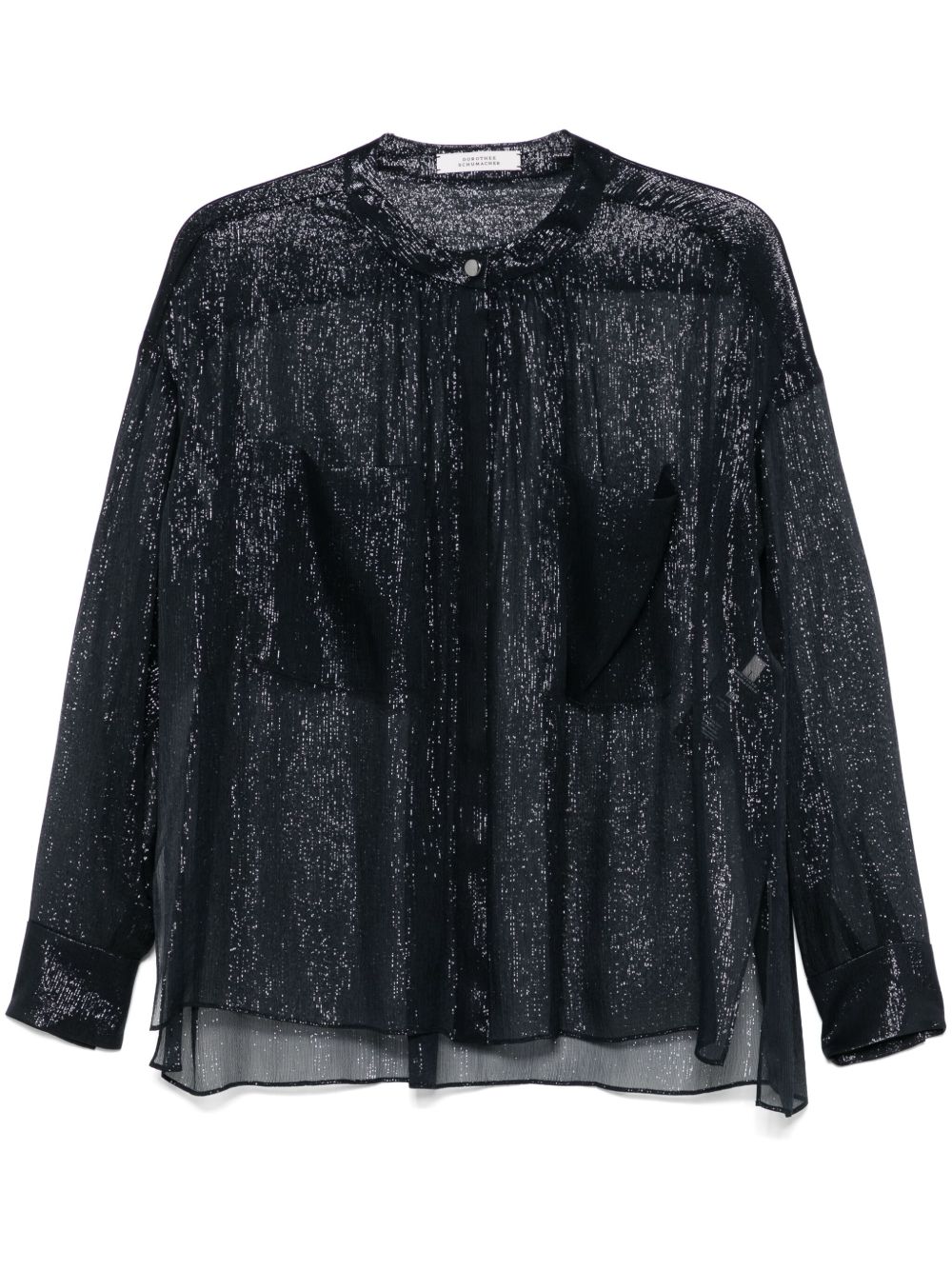 Dorothee Schumacher Shimmering Shine 罩衫 - 蓝色