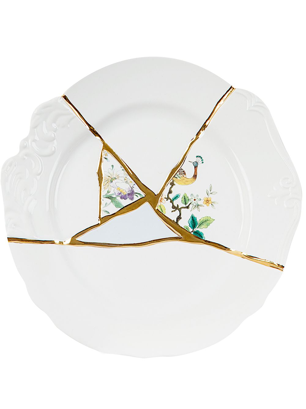 Seletti Kintsugi No. 2 晚餐盘 - 白色