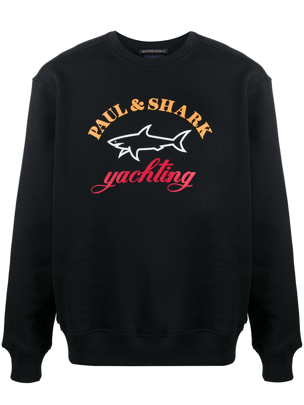 Paul & Shark logo印花套头衫 - 蓝色