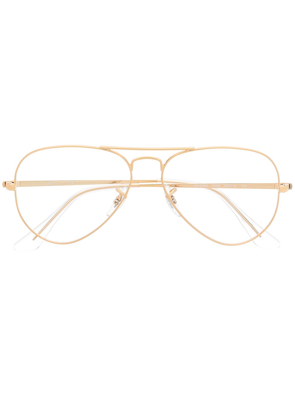 Ray-Ban 飞行员眼镜 - 金色
