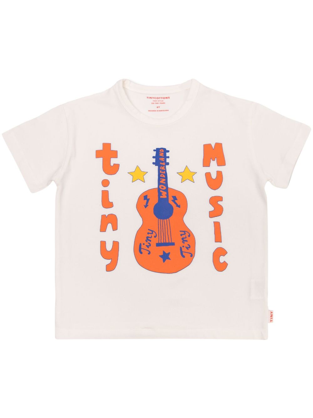 Tiny Cottons Tiny Music 棉T恤 - 白色