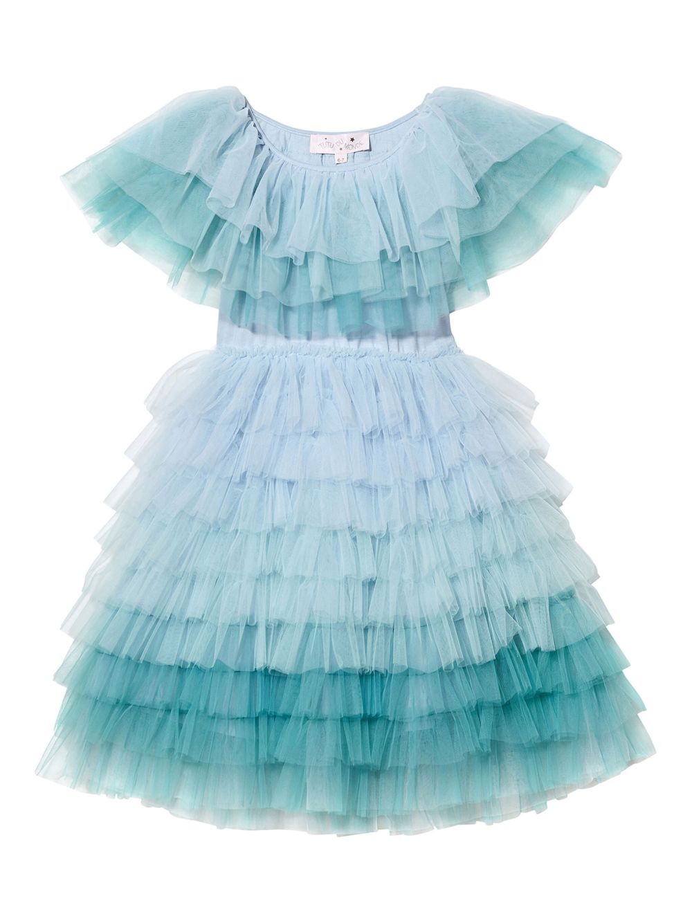 Tutu Du Monde Oracle 荷叶边薄纱连衣裙 - 蓝色