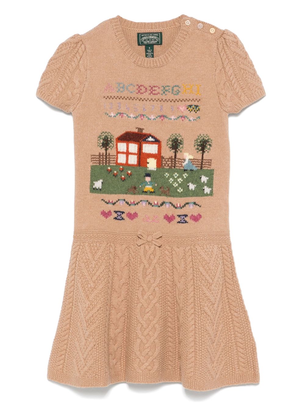 POLO RALPH LAUREN KIDS 针织连衣裙 - 中性色