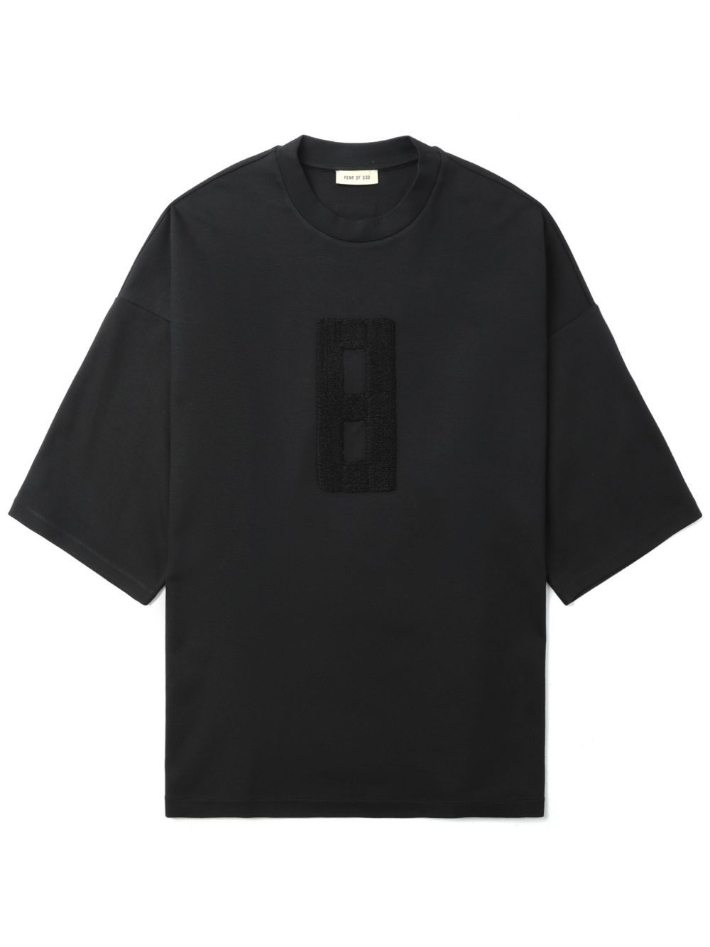 Fear Of God Embroidered 8 超大款T恤 - 黑色