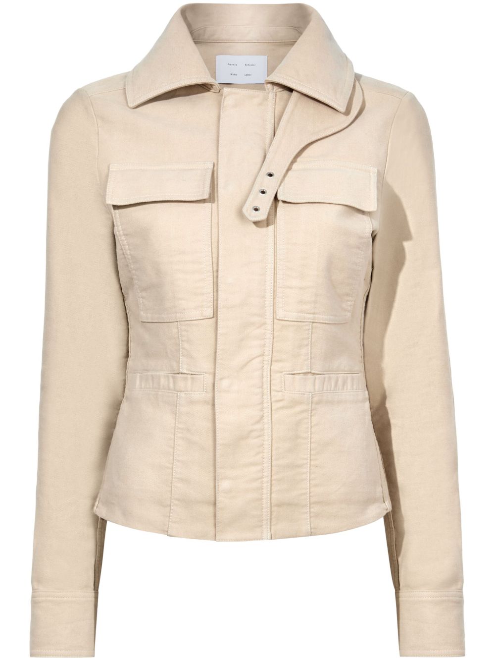 Proenza Schouler White Label 拉绒棉军风夹克 - 中性色