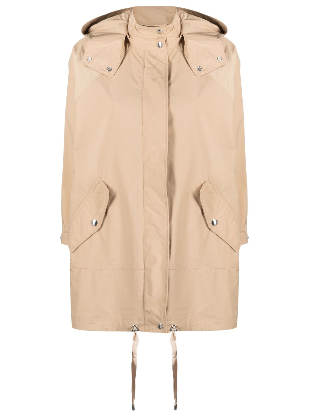 Woolrich 抽绳连帽派克大衣 - 中性色