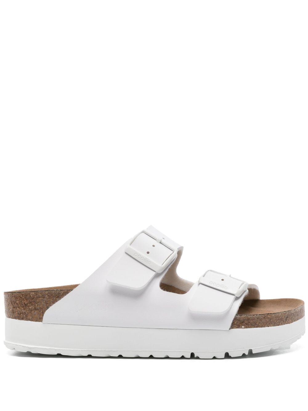 Birkenstock Arizona 厚底凉鞋 - 白色