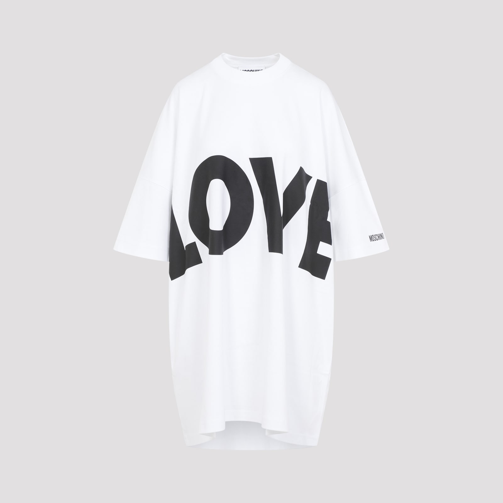 Moschino 棉毛针织连衣裙