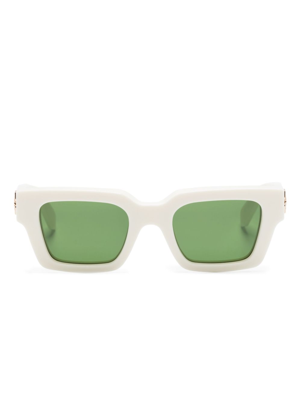 Off-White Eyewear Virgil 方框太阳眼镜 - 白色
