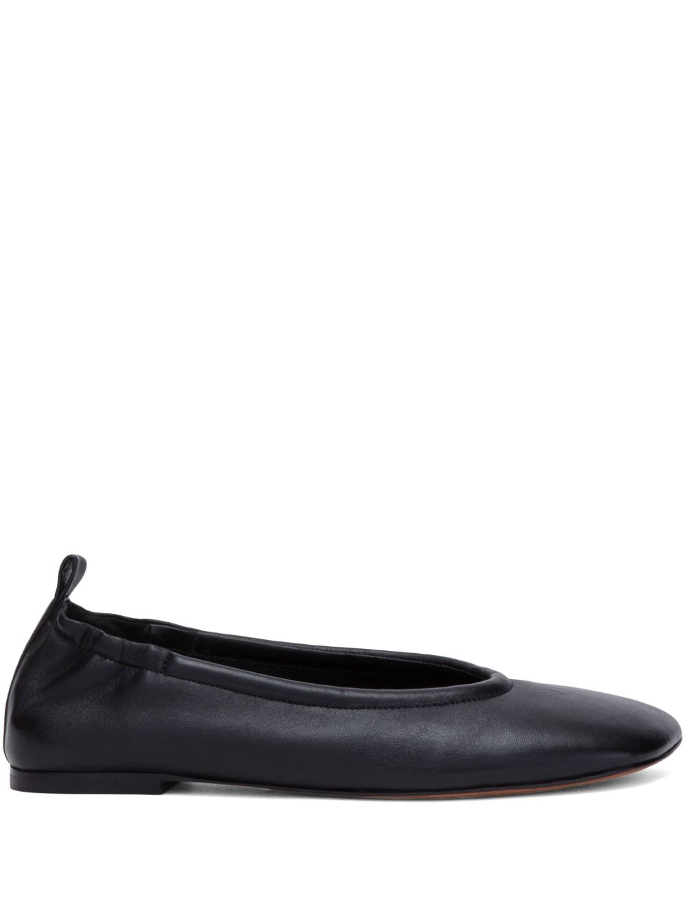 3.1 Phillip Lim ID 皮质芭蕾平底鞋 - 黑色