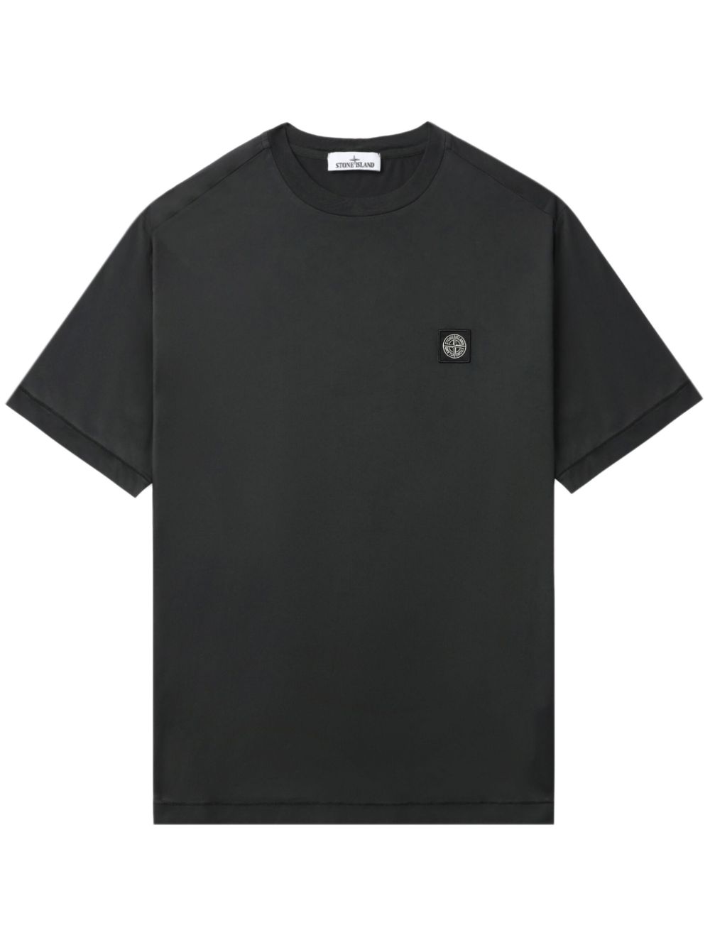 Stone Island 罗盘贴花棉T恤 - 灰色