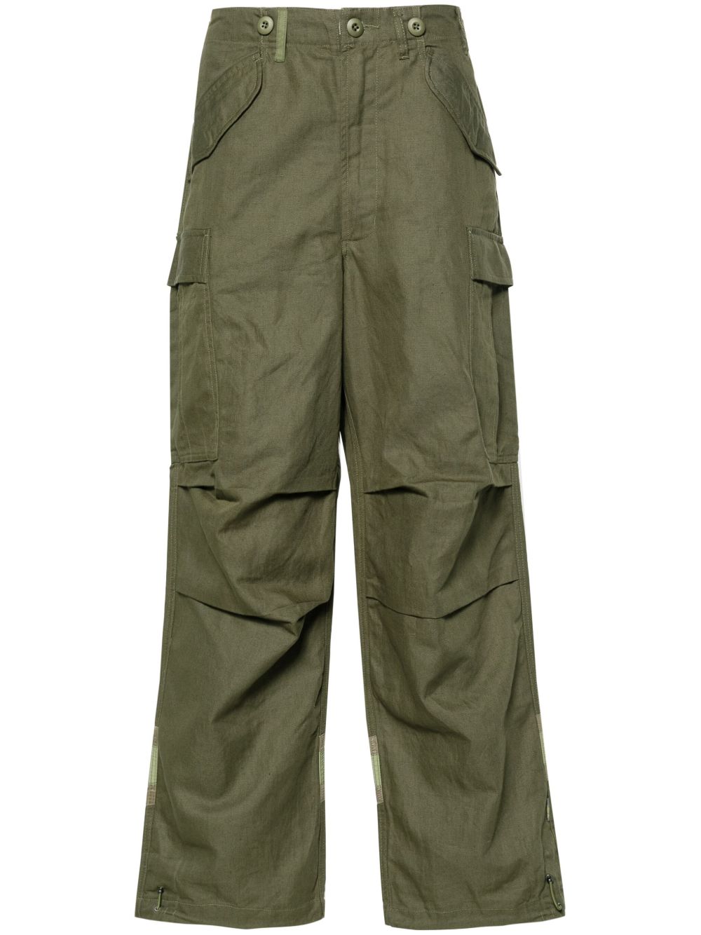 Maharishi Hi-Vis M65 阔腿工装裤 - 绿色