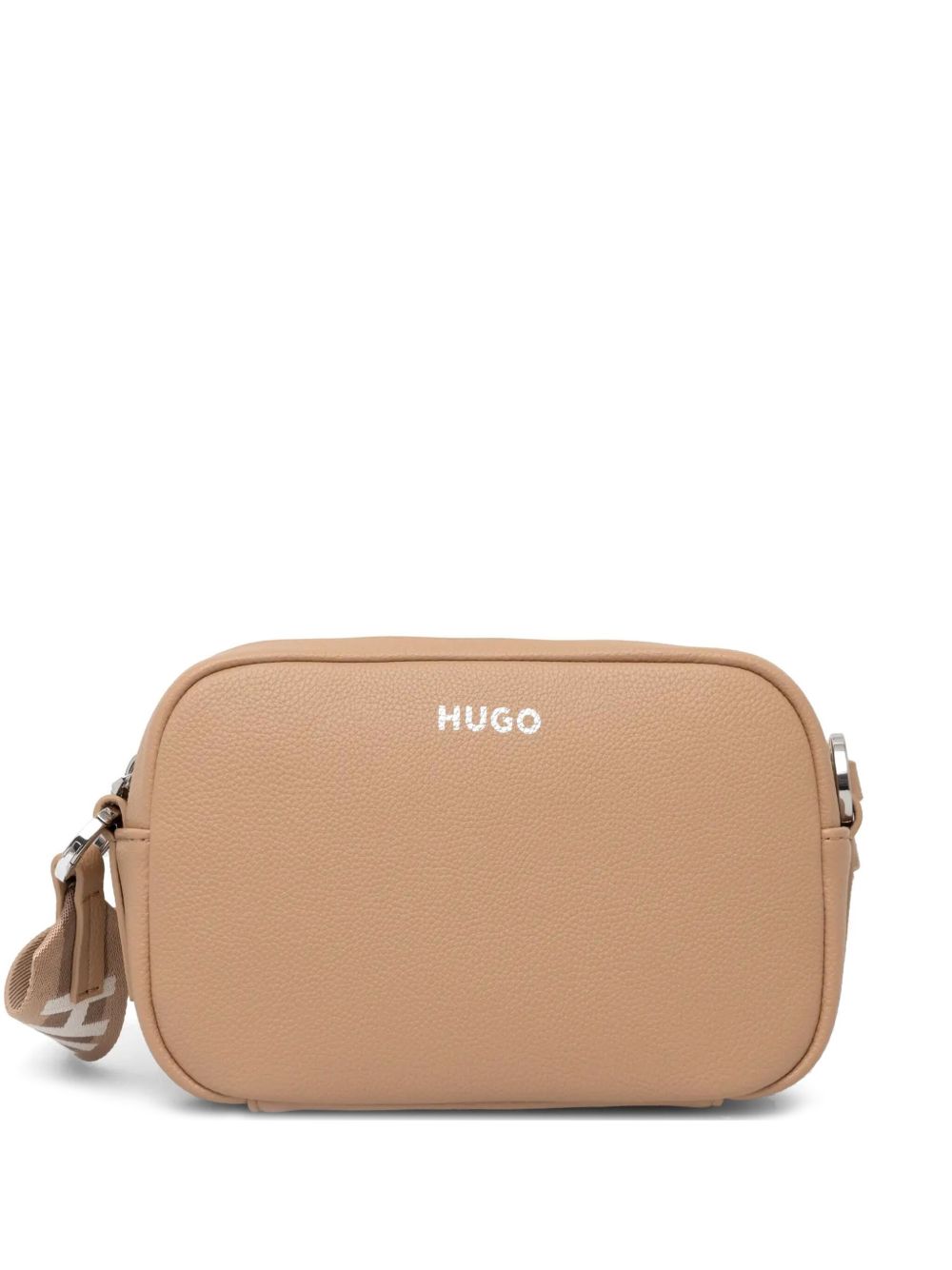 HUGO logo标记斜挎包 - 褐色