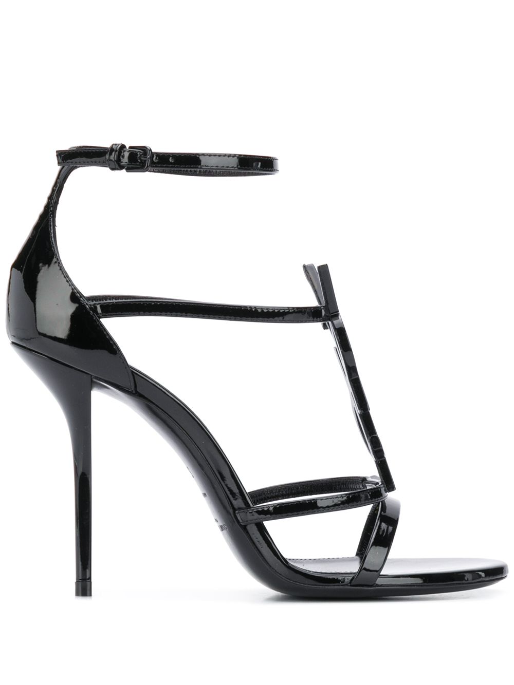 Saint Laurent 圣罗兰 Cassandra 凉鞋 - 黑色