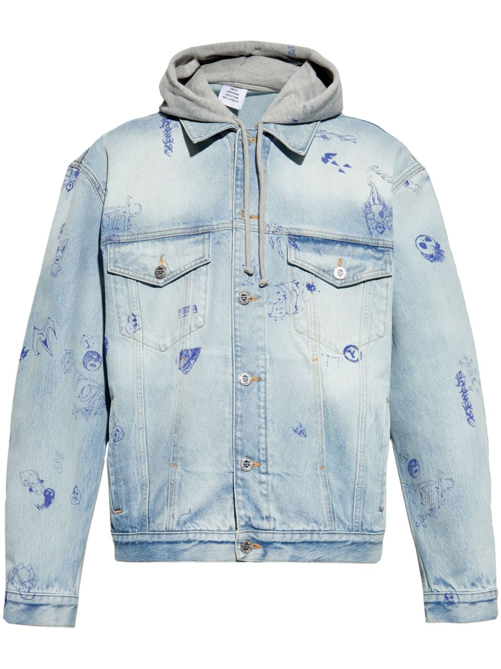 VETEMENTS 牛仔夹克 - 蓝色