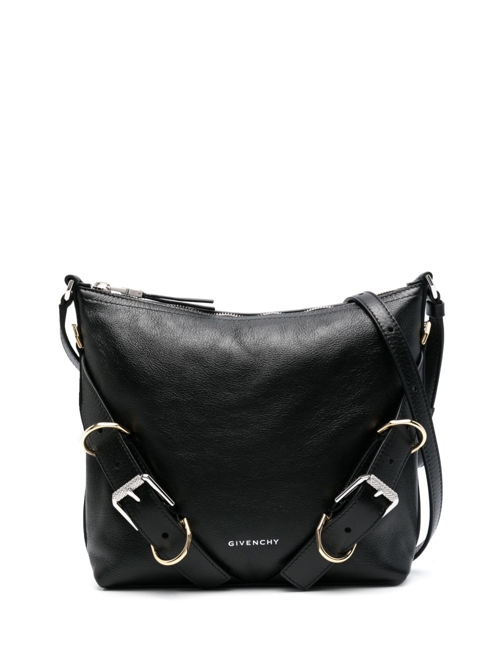 Givenchy Voyou 皮质斜挎包 - 黑色
